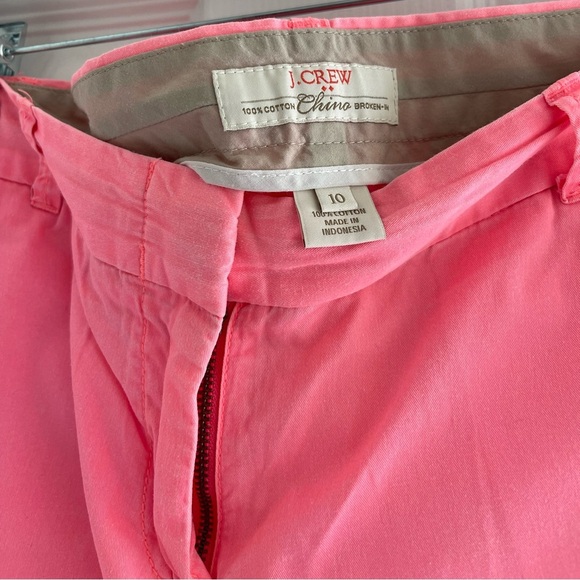Hot Pink J. Crew “Broken In Chino Shorts” - Picture 3 of 9